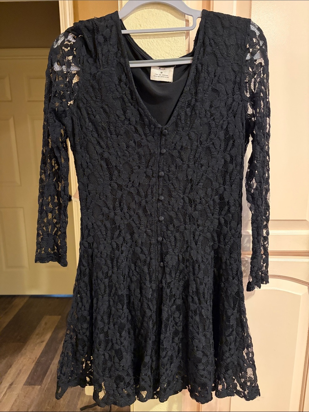Pins & Needles Black Lace urban outfitters y2k dress
